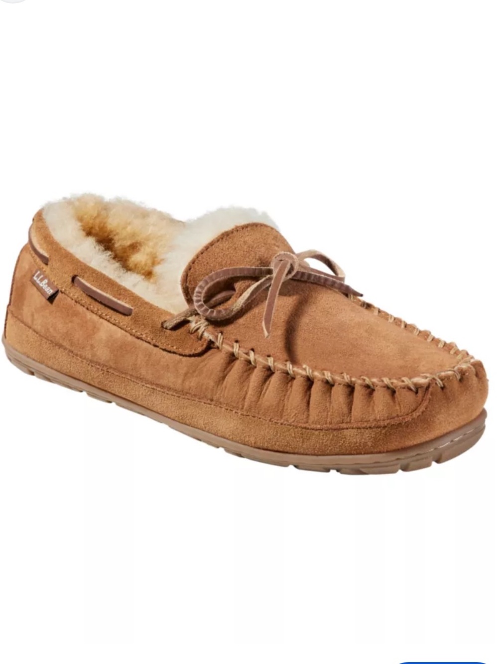 L.L. Bean Women’s Wicked Good Lamb Fur Lined Moccasins 10